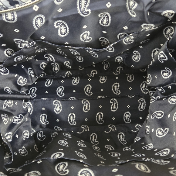 Vera Bradley Iconic Vera Tote Bag Deep Night Paisley Neutral - Picture 7 of 11